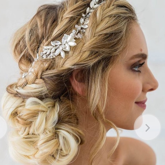 NWOT! Brides & Hairpins RHEA HALO COMB gold bridal comb - Picture 2 of 11